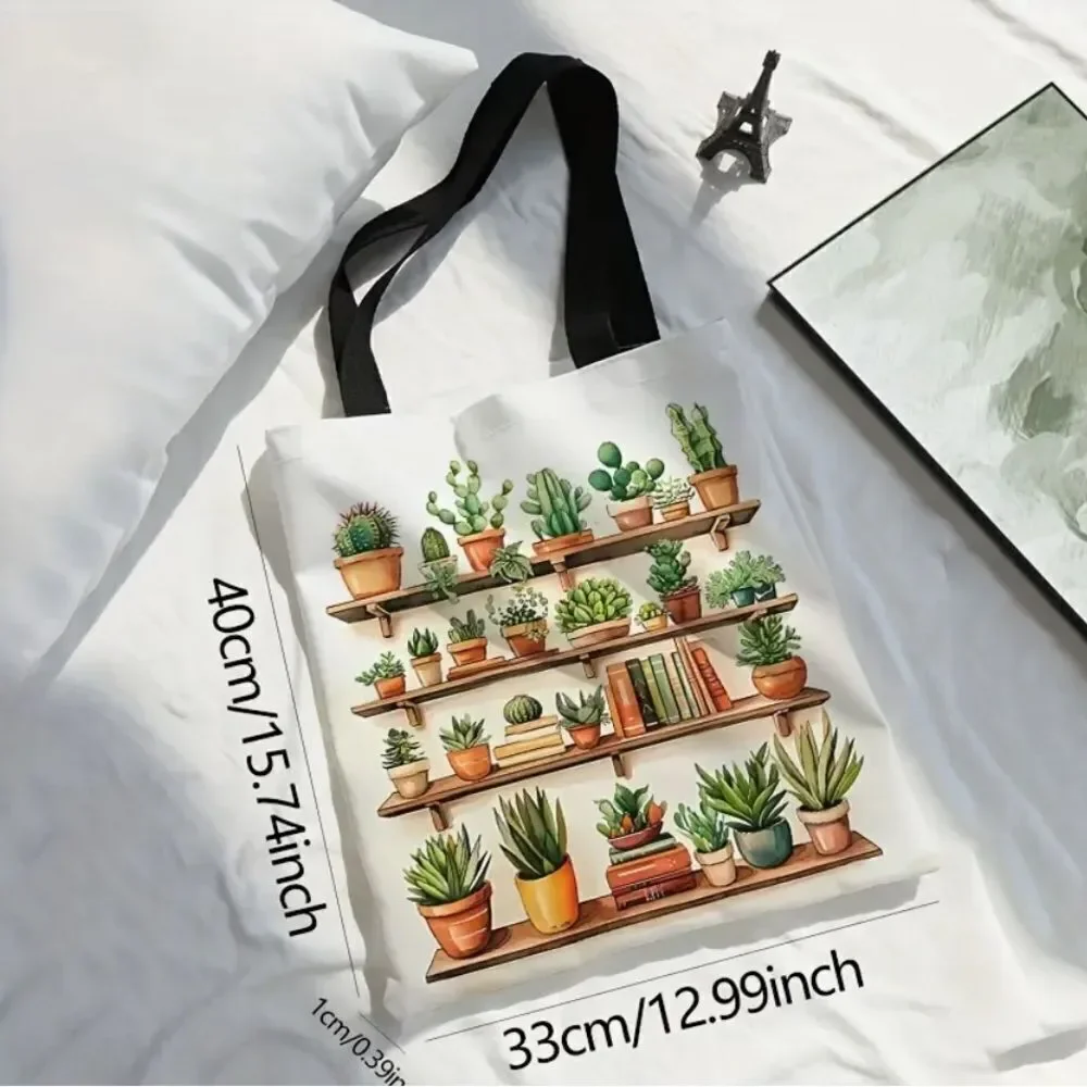 Succulent Houseplant Tote Bag - Picture 3 of 4